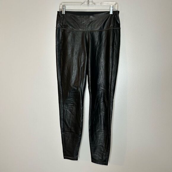 Athleta Faux Leather Leggings - Picture 2 of 3